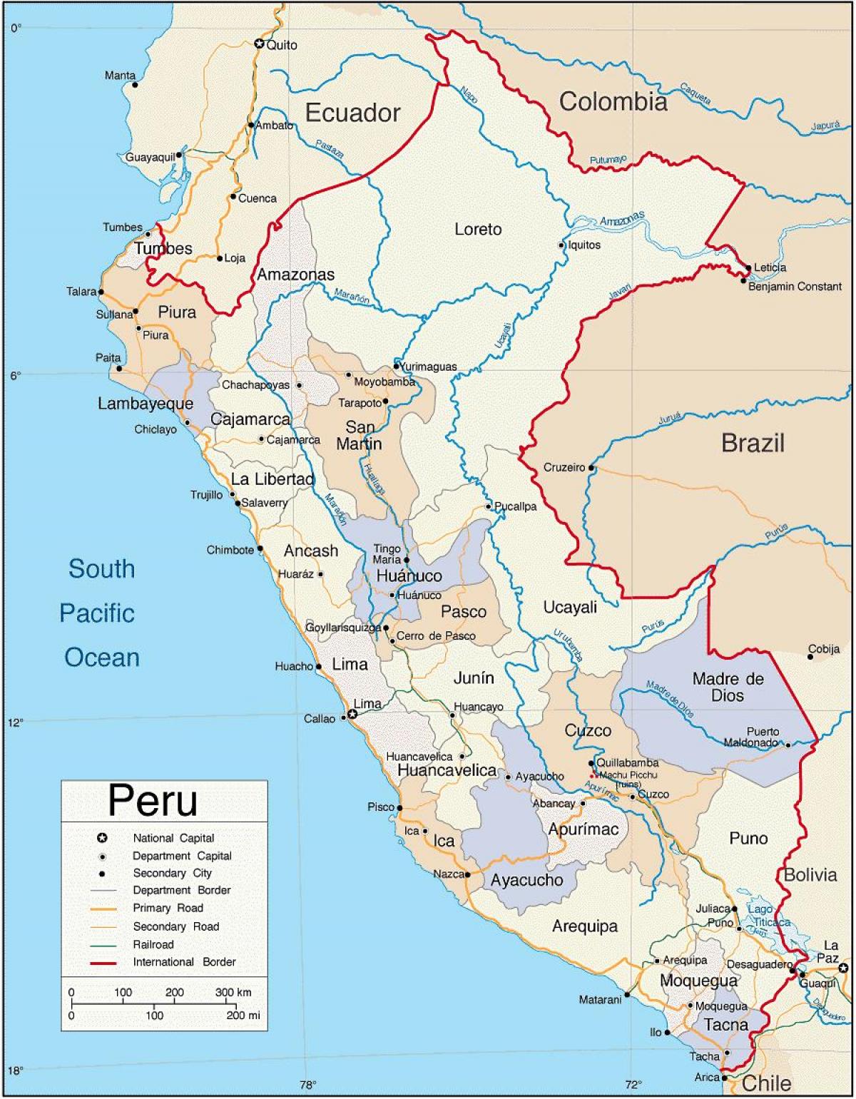 karta av moray Peru