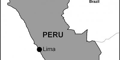 Karta över iquitos i Peru