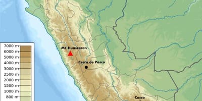 Höjd karta Peru