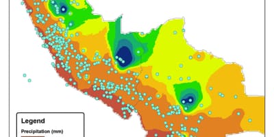 Karta över Peru klimat