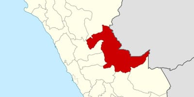 Karta över Peru pucallpa